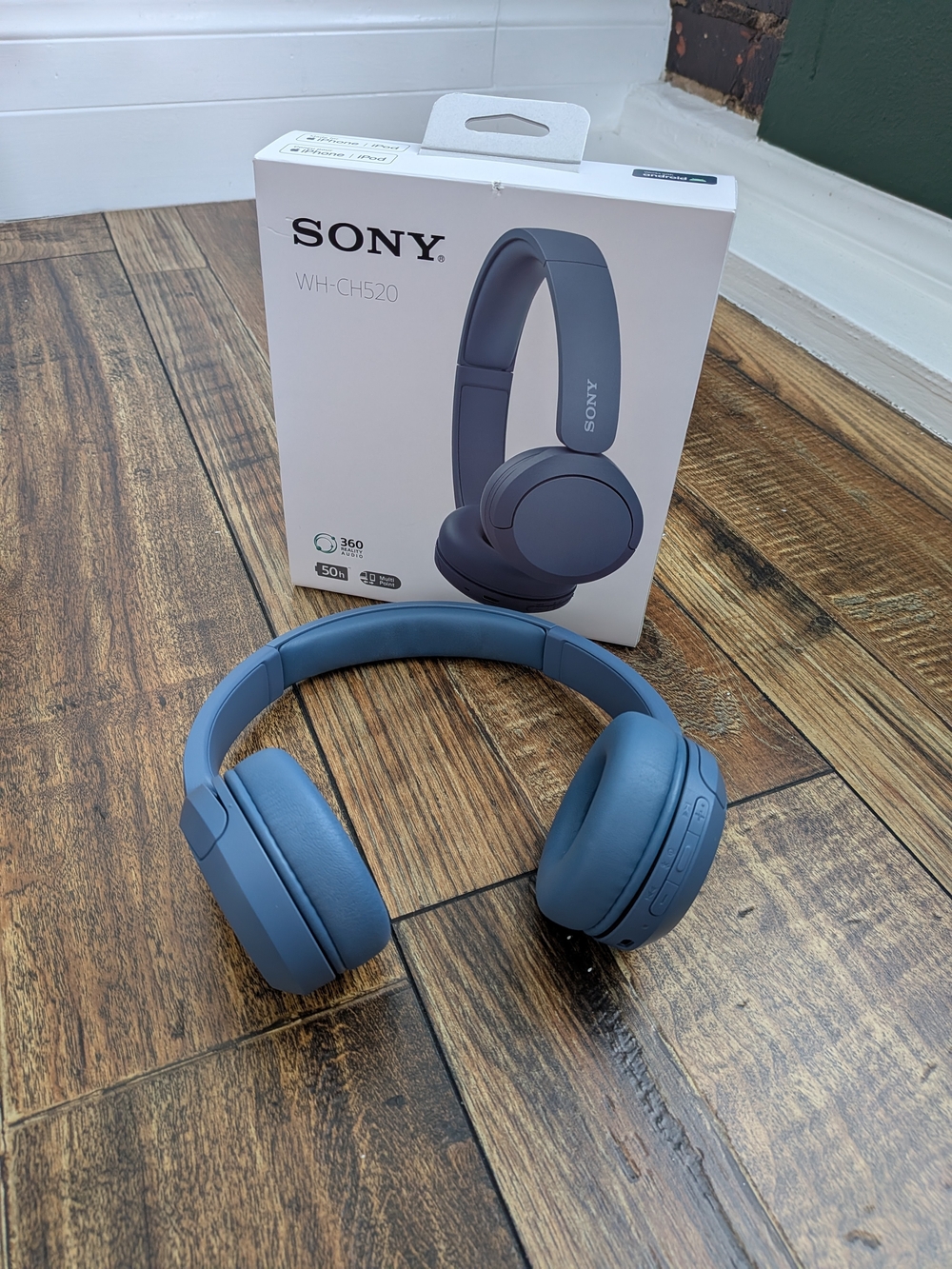Sony WH-CH520 Wireless Headphones - Blue